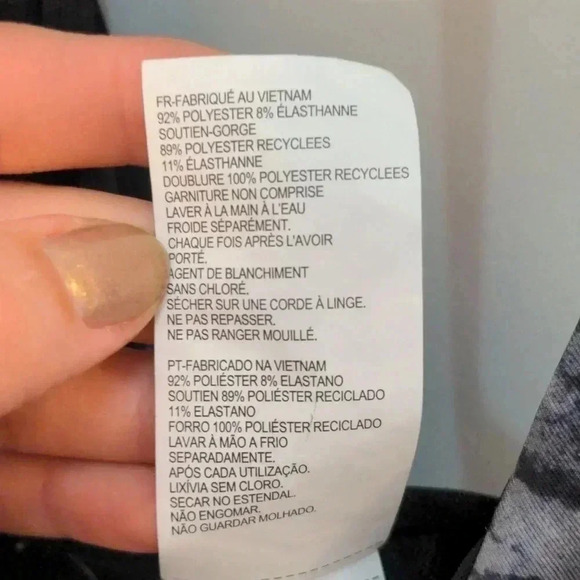 Nike Swim Women Sports Bra and Mesh - Picture 7 of 7